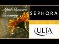 ♥ April Showers Giveaway!! | $150 Gift Card to Sephora or Ulta ♥
