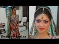 Real Asian Bridal Makeup - Glittery Look - Complete Hair And Makeup