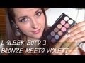 Lückenfüller Video ^^ [Sleek EOTD] Bronze meets Violett