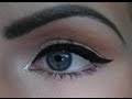 How to apply perfect liquid eyeliner, makeup tutorial. Achieve sexy winged eyeliner in seconds!