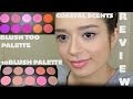 Review and Swatch COASTAL SCENTS Blush Too and 10Blush Palette
