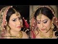 Bridal Makeup and Hairstyle - Blue and Pink Eye Makeup