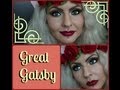 Great Gatsby Inspired Makeup Tutorial. Vintage makeup from the 1920's