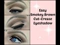 Brown Smokey Eye. Cut-Crease Eyeshadow &amp; Makeup Tutorial (Cruelty-Free)