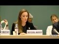 Angelina Jolie at the Annual Meeting of the Refugee Agency&#039;s Governing Body