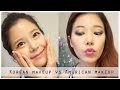Korean Makeup vs American Makeup 한국 메이크업과 미국 메이크업의 다른점! :)