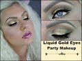 Gold Eyeshadow Party Makeup Tutorial (Cruelty-Free Cosmetics)