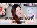 Quick and easy makeup for busy morning  바쁜 아침 초간단 메이크업!!