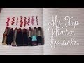 My Top Winter Lipsticks | TheCameraLiesBeauty