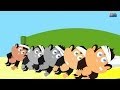Five Little Monkeys | Nursery Rhyme with Lyrics