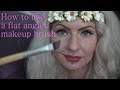 How to use a small, firm, angled makeup brush. Featuring EcoTools.