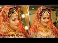 Indian Bridal Makeup Golden Glitter Eyes