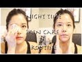 Korean night time skin care routine ♥ 지성 피부 저녁 스킨케어 단계~♥