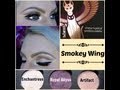 Goddess Makeup tutorial:Triple Winged Smokey Eyeliner &amp; Radiant Skin (Cruelty Free Eyeshadow)