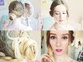 PROM IDEAS: EASY CURLY BOHO UPDO | Ft. The Curl Secret!