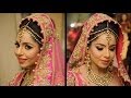 Traditional Bridal Makeup With Peach and Pink