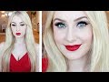 Makeup Tutorial for Fair Skin: Glamorous Pin-Up Look + Hair Tutorial