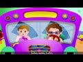 Wheels on the Bus Go Round and Round Rhyme with Lyrics - English Nursery Rhymes for Children