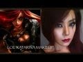League of legends katarina makeup tutorial 리그오브레전드 카타리나 메이크업 튜토리얼 (requested)