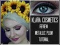 Metallic Plum Eyeshadow Tutorial. Klara Cosmetics Review. (Cruelty Free)
