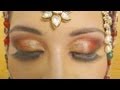 Muslim Bridal Makeup - Red Arabic Smokey Eyes ( Complete Bridal Makeup )