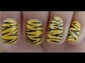 Tiger Print Nails