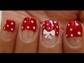 Simple Cute Bow Nail Art