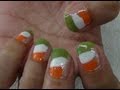 Nail Art Tutorial - Indian Republic Day