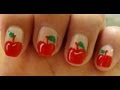 Simple Apple Nail Art