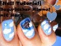 [Nail Tutorial] Oktoberfest Nailart - Bayerischer Himmel mit Herz ♥ (Nail Tattoo)