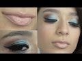 Turquoise Eyes &amp; Nude Lips Tutorial