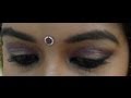 Sparkling Mauve Eye Makeup For Indian Skin Tone