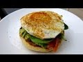SPICY AVOCADO &amp; SALMON TOASTED MUFFINS