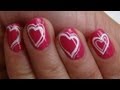 Valentine's Day Nail Art Tutorial - My Heart Is Beating