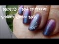[NOTD / Inspiration] Violett Ombre Nails (Simple)