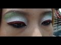 Eye Makeup Tutorial - Christmas Tree Eye Makeup