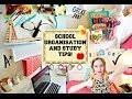 BACK TO SCHOOL: ORGANISATION AND STUDY TIPS!