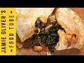 Easy Mushroom &amp; Spinach Pizza Calzone Recipe | Jamie Oliver