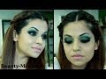 Green Smokey Arabic Eye Makeup Tutorial