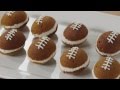 Adorable Fall Dessert: Football-Shaped Pumpkin Cake!