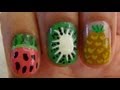 Summer Fruits Nail Art