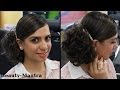 Messy Bun Hairstyle for Medium to Long Hair