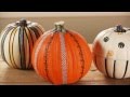Easy No Carve Halloween Pumpkins Decorate with Tape!