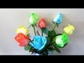 HOW TO MAKE RAINBOW COLOURED ROSES