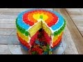 RAINBOW GUMMY BEAR PIÑATA CAKE