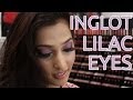 Makeup Tutorial - Lilac Shade Eye Makeup With Inglot Products