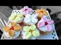 MARSHMALLOW FLOWER CUPCAKES RECIPE