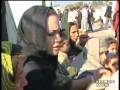 Angelina Jolie visit Pakistan earthquake survivor