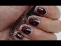 Halloween Mask Nail Art Tutorial