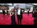 Jeannie and Andy on the Oscar Red Carpet